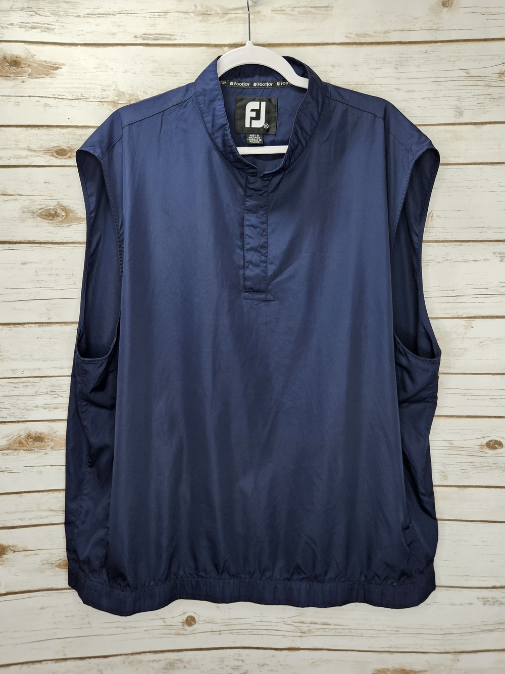 FootJoy Vest Quarter Snap Button Pullover Size XL